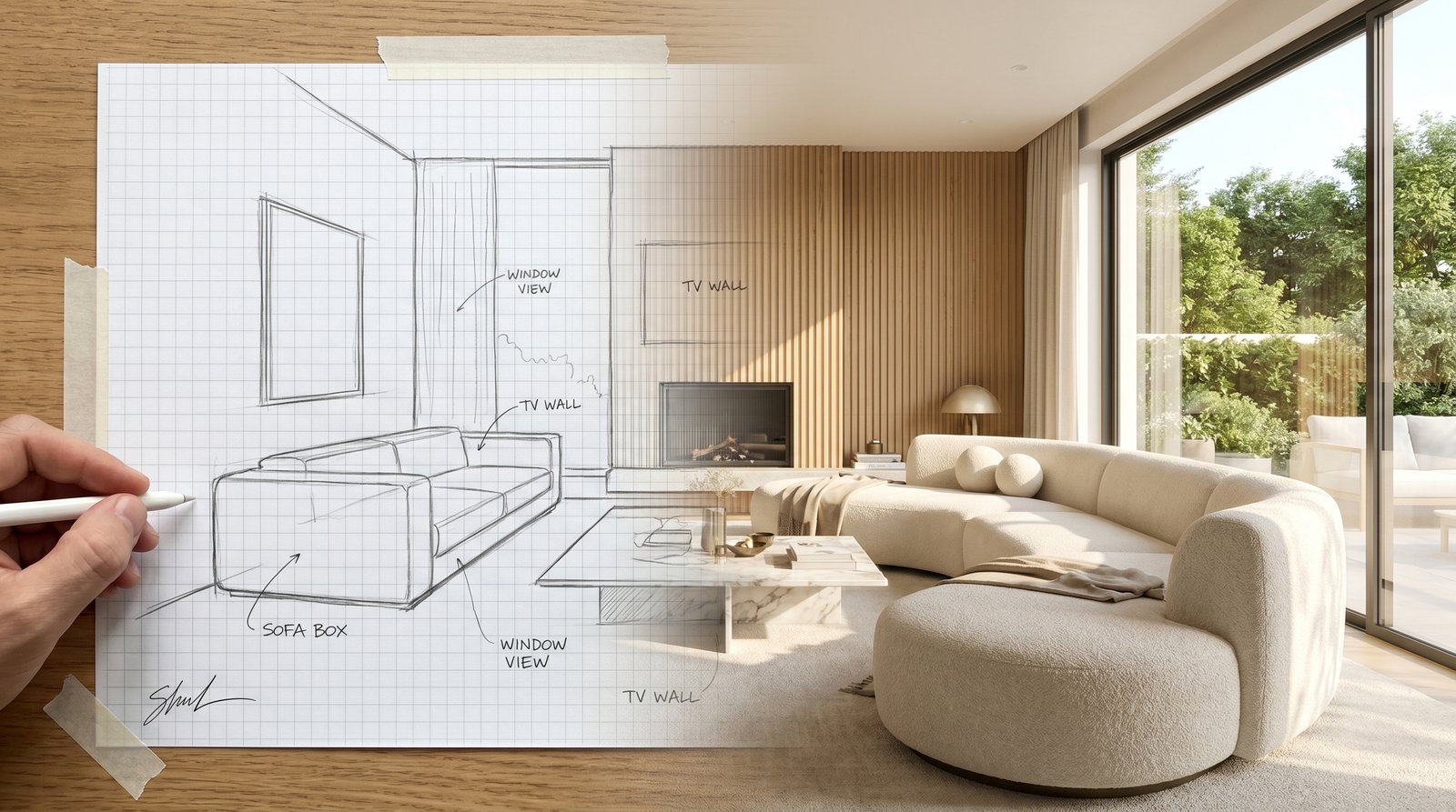Sketch to Render AI: Transform Drawings to Dream Rooms